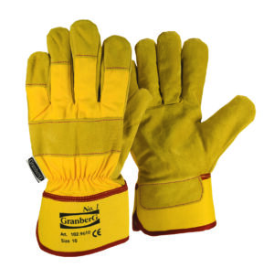 Hanske Svinespalt a-kvalitet halvforet str 10