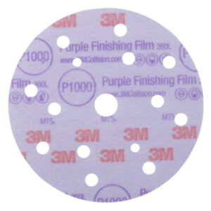 3M 51157 Hookit Purple Sliperondell 260L+, P1000, 150 mm