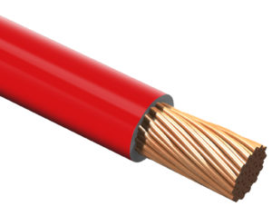 RKUB enkeltleder - 1x50.0mm² Rød 25m