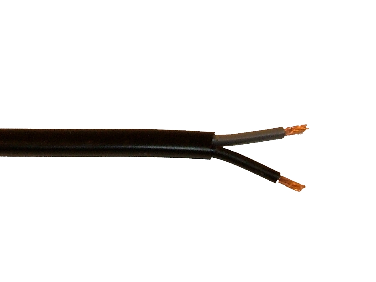 RKXB dobbeltleder - 2x1.5mm² Svart Dobbeltisolert 50m