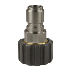 Koblinger og overganger til høytrykkspylere - han Nippel med M22 hun gjenger