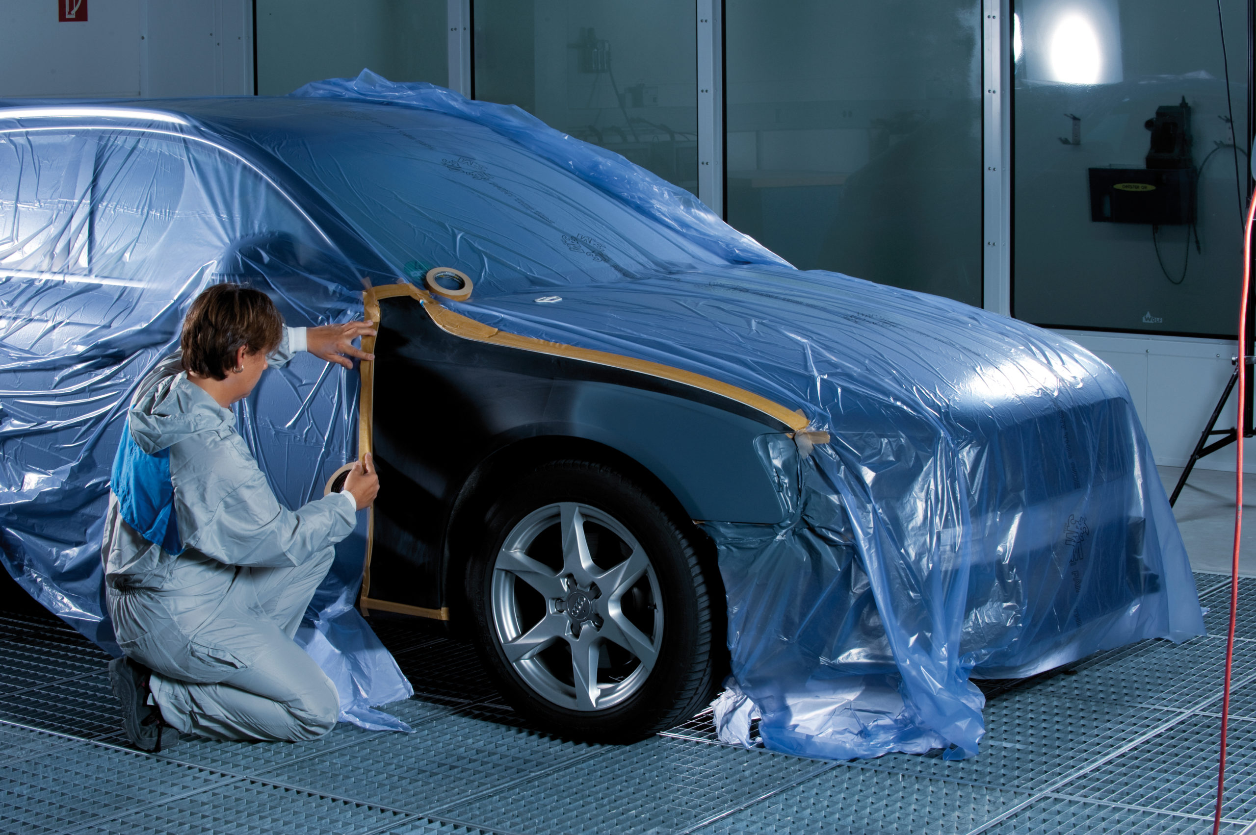 3M 50988 Purple Premium maskeringsfilm 4 x 150 m, 1 stk/krt, - Bilde 2