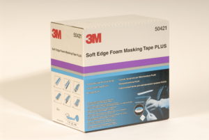 3M 50421 Premium kantmaskering, hvit og blå ,21 mm x 49 m,