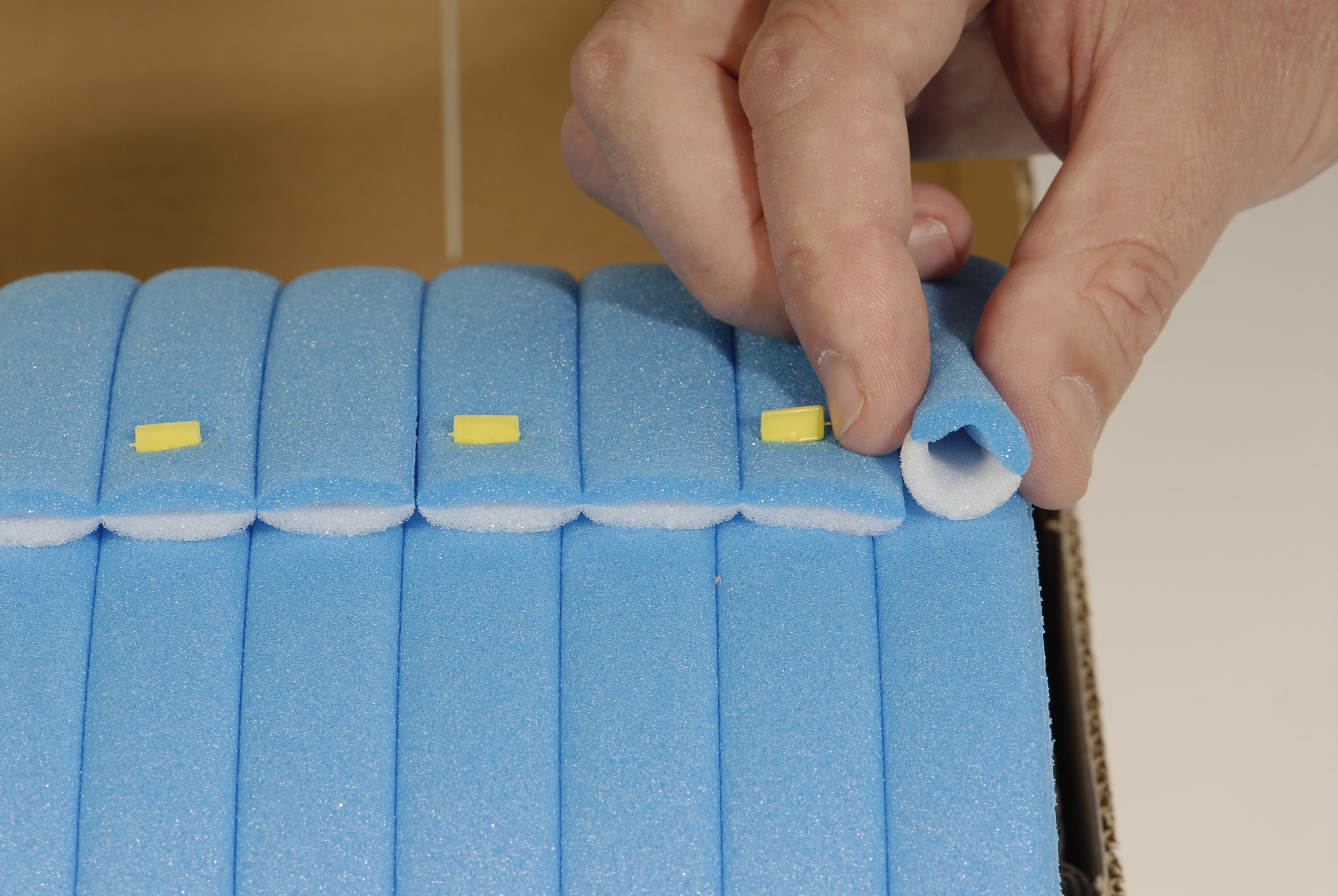 3M 50421 Premium kantmaskering, hvit og blå ,21 mm x 49 m, - Bilde 3