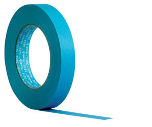 3M 3434, Blå maskeringstape for vannbasert lakk - 18mm