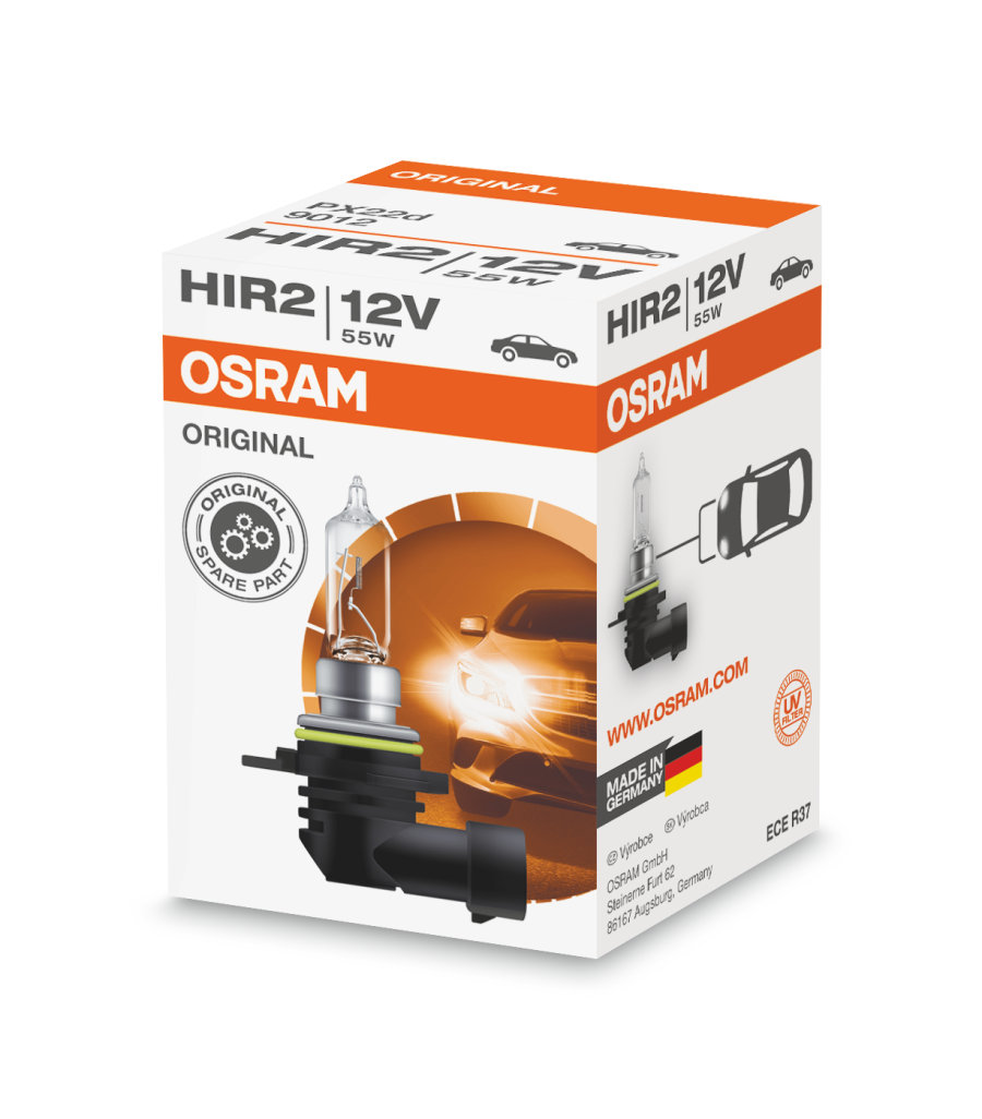 Osram HiR2 55W, PX22d, 12V - Bilde 2