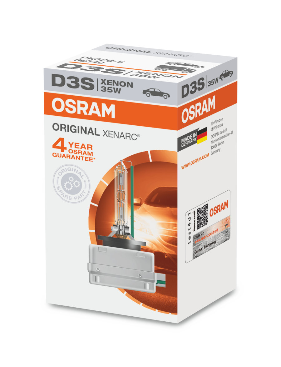 Osram Xenonlampe, D3S 35W, PK32d-5 - Bilde 2