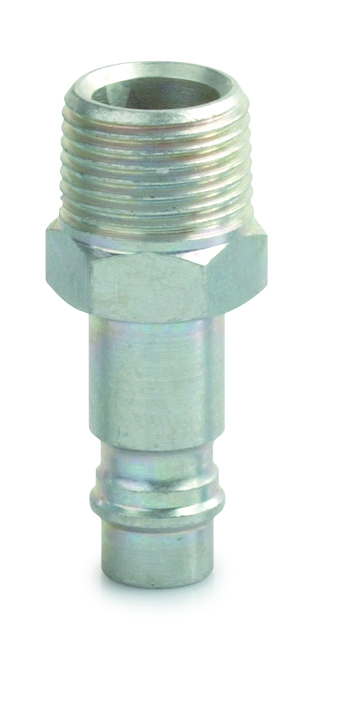 JWL BSPT 580 Nipler - pusteluft nippel utvendige gjenger Herdet stål - JWL 1/4 BSPT Herdet stål - Bilde 2