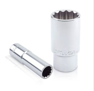 TopTul 1/2" 12-kant pipe 24mm