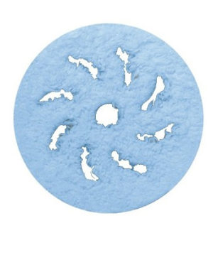 Rupes Microfiberpad Blå130/150 Hard - 2 stk [Pris/pk]