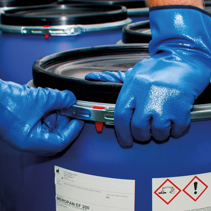 Hanske kjemikalie nitril vinterforet str 10 - Bilde 2