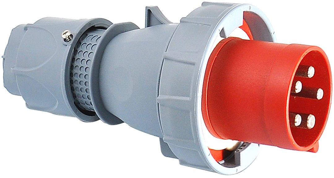 Støpsel 400v 63A 3+n+J (rød) - Bilde 2