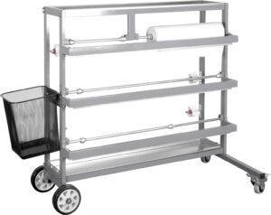 GYS 4-ROLLER MASKING TROLLEY (30 / 60 / 100 / 120 / 120 cm)