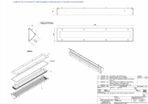 Spanesi LED hjørnelys LED strip single 22w 45grader