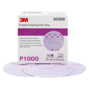 3M 30369 Hookit Purple Finishing Disc 260L, 75 mm, P1000