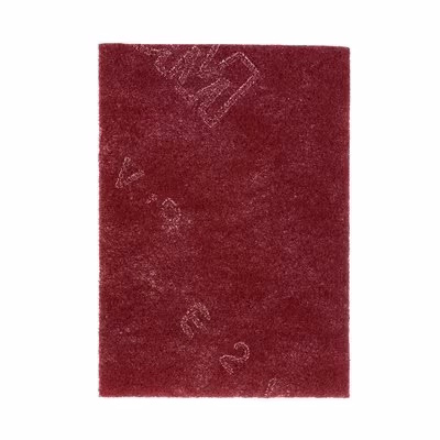 3m 7447 Håndpad 158 mm x 224 mm, S VF, Rød