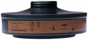 Sundstrøm Gassfilter SR 518 A2 1 par i esken