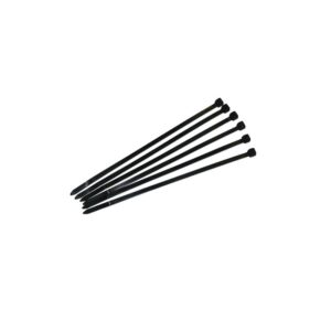 Strips Svart UV-res 7.6mm x 450mm  Pk100