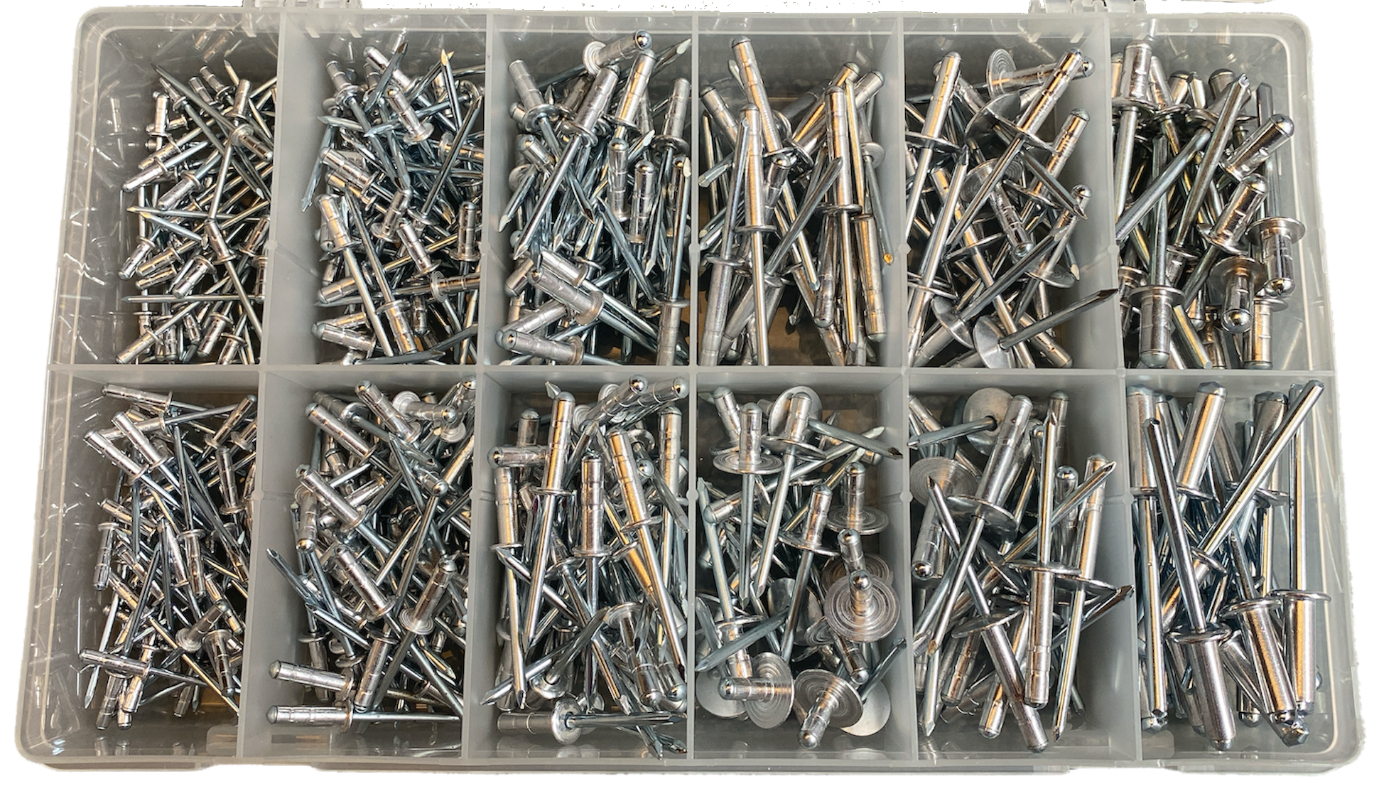 Sortiment Blindnagle Multigrip. 430-deler