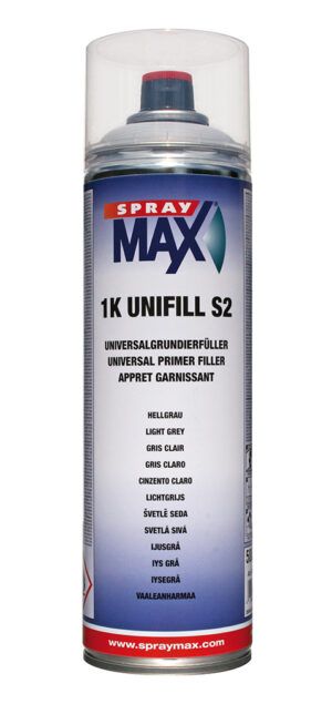 SprayMax 1K Unifill S4 Mellomgrå 500 ml