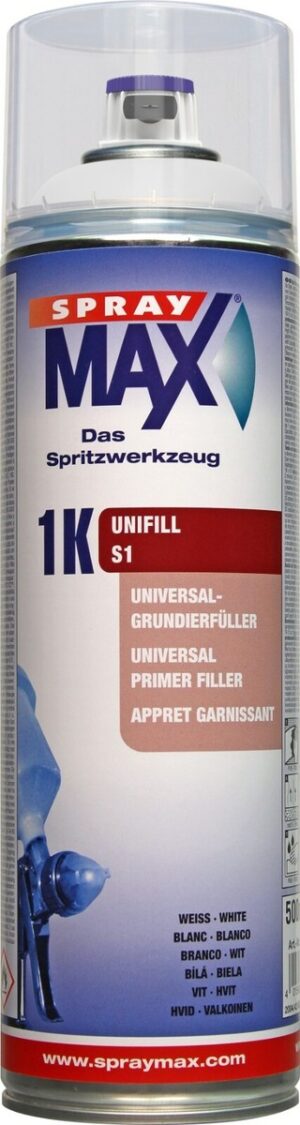 SprayMax 1K Unifill S1 Hvit 500 ml