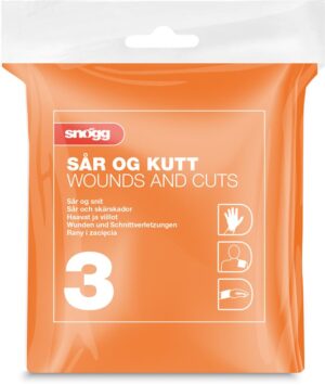 Snøgg Innholdspose 3. Sår og Kutt