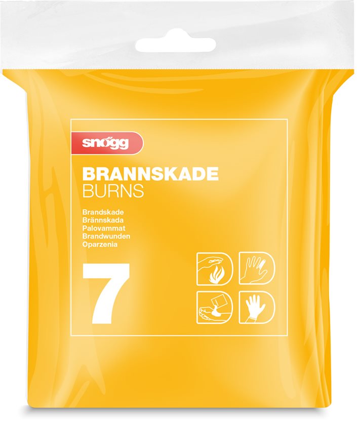 Snøgg Innholdspose 7. Brannskade