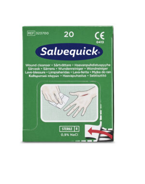 Salvequick Sårvask (0,9% NaCl, steril) 20 st