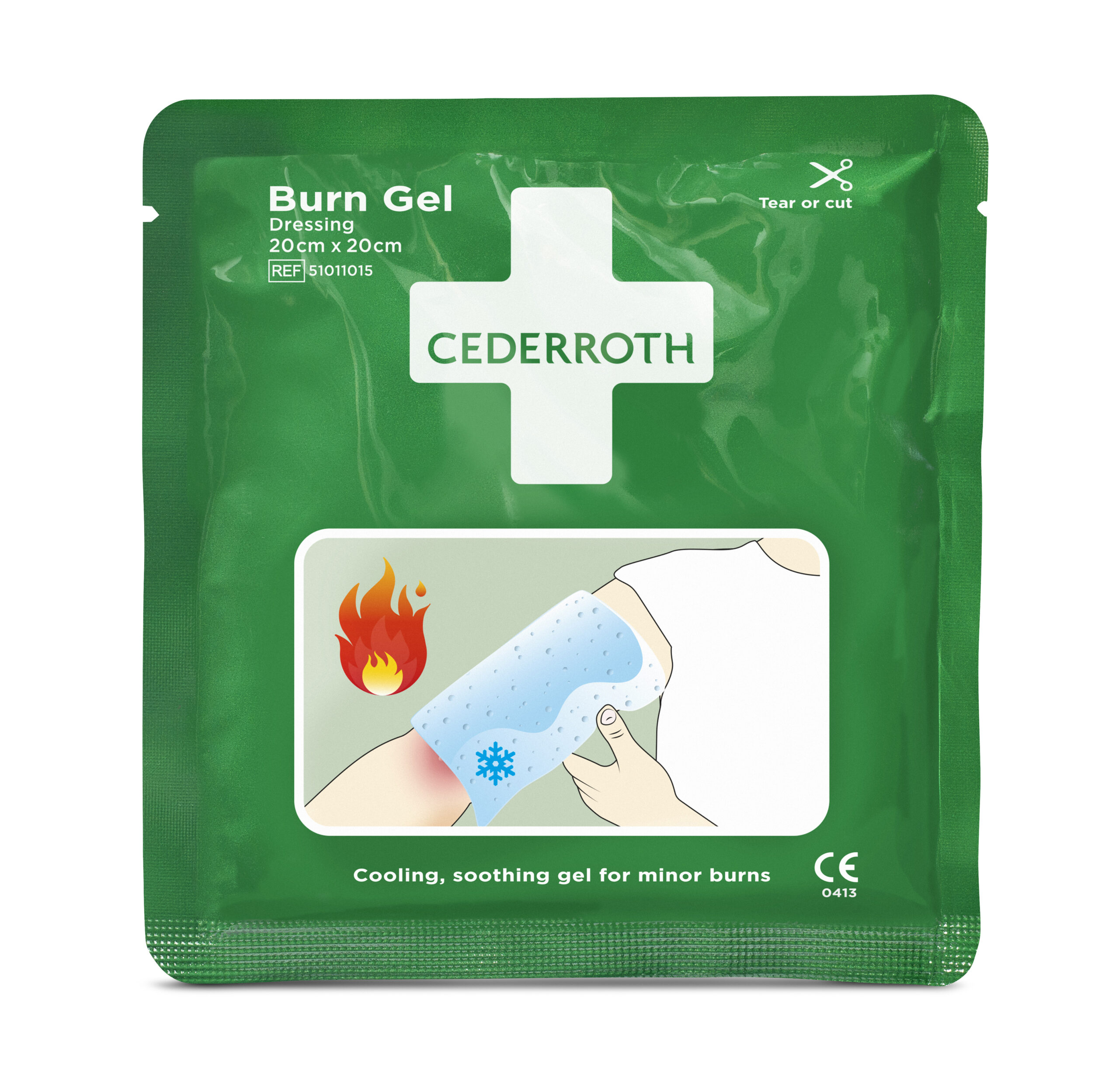 Cederroth Burn Gel Dressing 20x20 cm. Refill til First Aid B