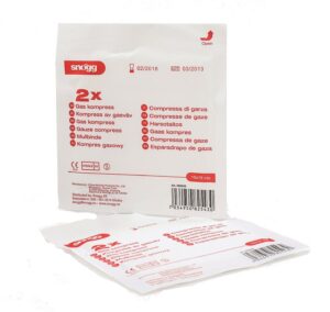 Snøgg Kompress Gas 10cm steril  2-pk