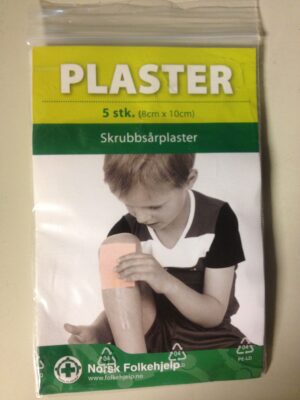 Skrubbsårplaster 6x11cm 5pk