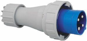 Støpsel 230v 63A 3 + J (Blå)