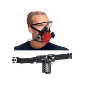 SATA AirStar halvmaske med belte + active Filter