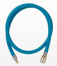 Sata  air hose, blue, 9mm, 1.2 m with quick coupling, red an