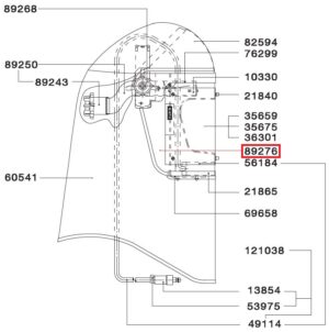 Sata Carrier frame with side parts, plug-in nipples and bott