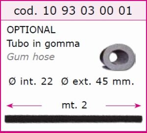 Monaldi beskyttelses skum for X-stativ 2 meter Ø22