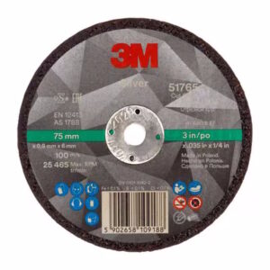 3M 51765 Silver Kappeskive T41 75x0,9x6,35mm