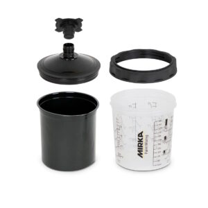 Mirka Paint Cup System UV 400-650ml, Filter Lid 125µm, 50pk