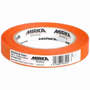 Mirka Masking Tape 90°C Orange Line 18mmx45m, Pk48/Stk