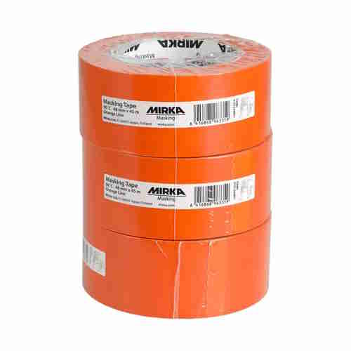 Mirka Masking Tape 90°C Orange Line 48mmx45m, Pk18/Stk - Bilde 2