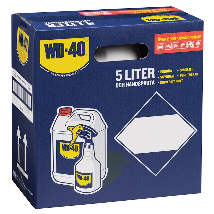 Wd-40 multi spray m/pumpeflask 5L