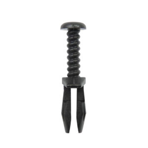 BMW Black Oblong Screw Rivet 10-pk