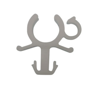 Ford White Bonnet Rod Clip 10-pk