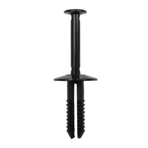 Mercedes Black Push Rivet 10-pk