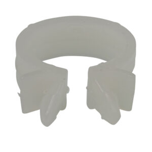 White 17mm Omega Clip 10-pk