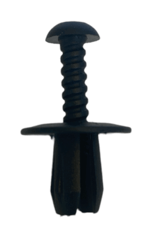 BMW Black Screw Rivet 10-pk