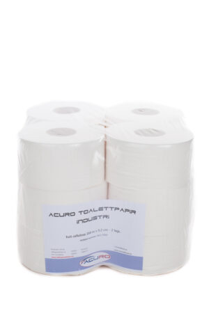 Acuro Toalettpapir industri hvit cellulose 164x9,2 - 12 rl.p