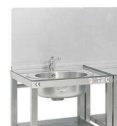 B-Tec AS-R600 Plate til vask for veggbeskyttelse