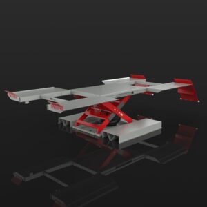 B-Tec Billøfter med hjulløft og opptil 3,5T kapasitet - På gulv