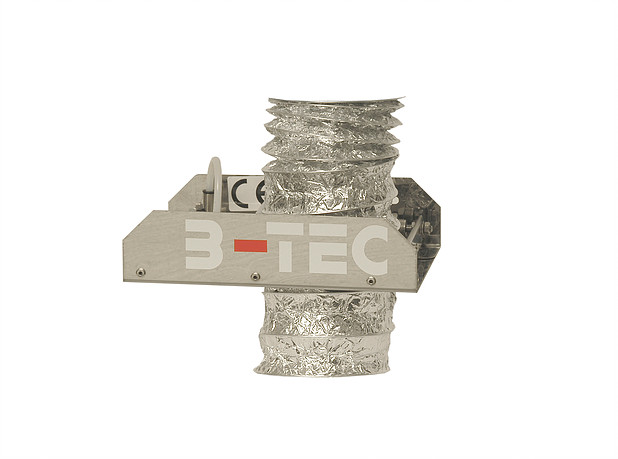 B-Tec Stoppventil ATEX for sprøytevasker ø-125mm - Bilde 2